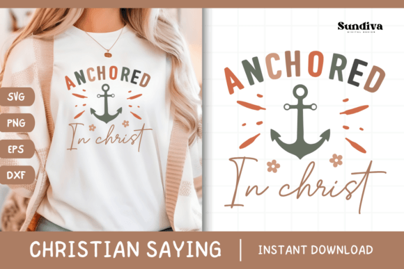 Christian Quote SVG - Faith Saying 23 for Graphics and Crafts