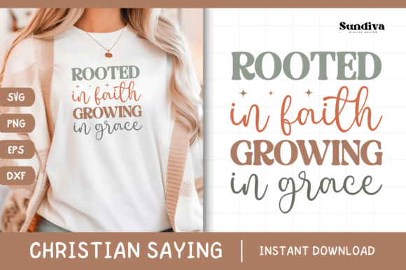 Christian Quote SVG - Faith Saying 28 for Graphics and Crafts