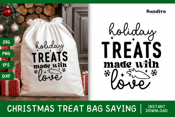 Christmas Treat Bag Quote SVG 18 Review