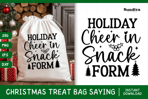 Christmas Treat Bag Quote SVG 20: A Designer's Review for Graphics and Crafts