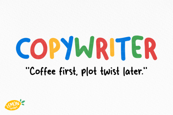 Funny Copywriter Quote SVG Design for Graphics and Crafts