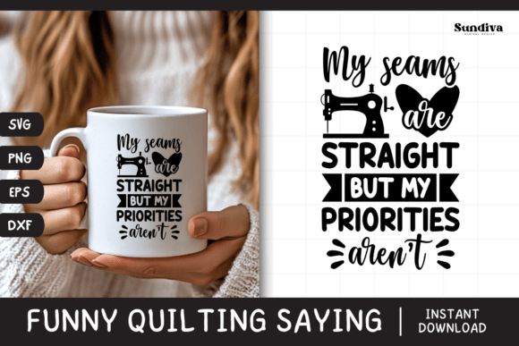 Funny Quilting Quote SVG 25 for Crafts and Graphics