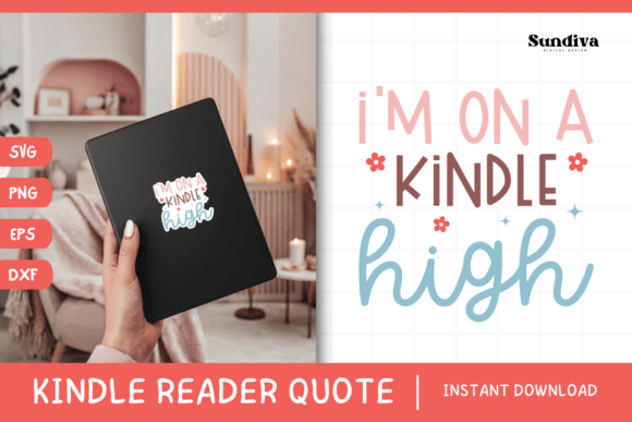 Kindle Lover - Reading Quote SVG 16 Review