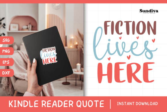 Kindle Lover - Reading Quote SVG 26 Graphics for Crafts
